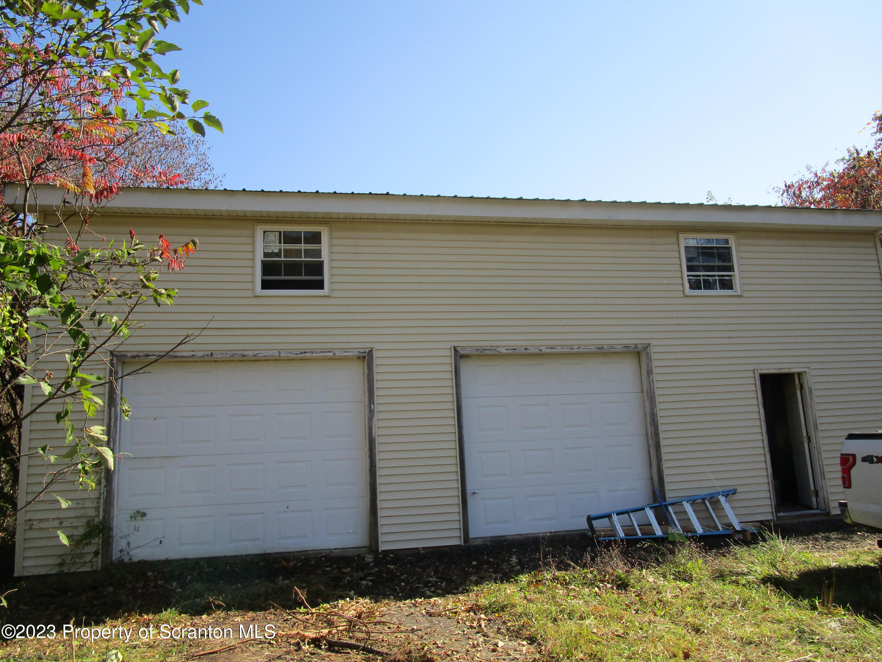 a front view of house