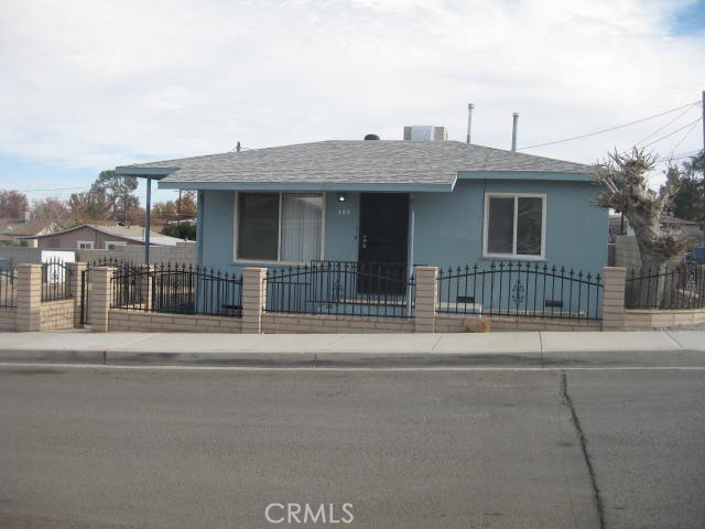 a front view of a house with a porch