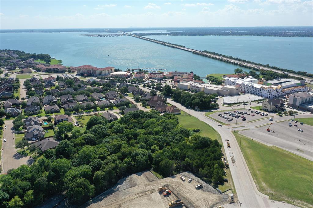 a view of a city and ocean view