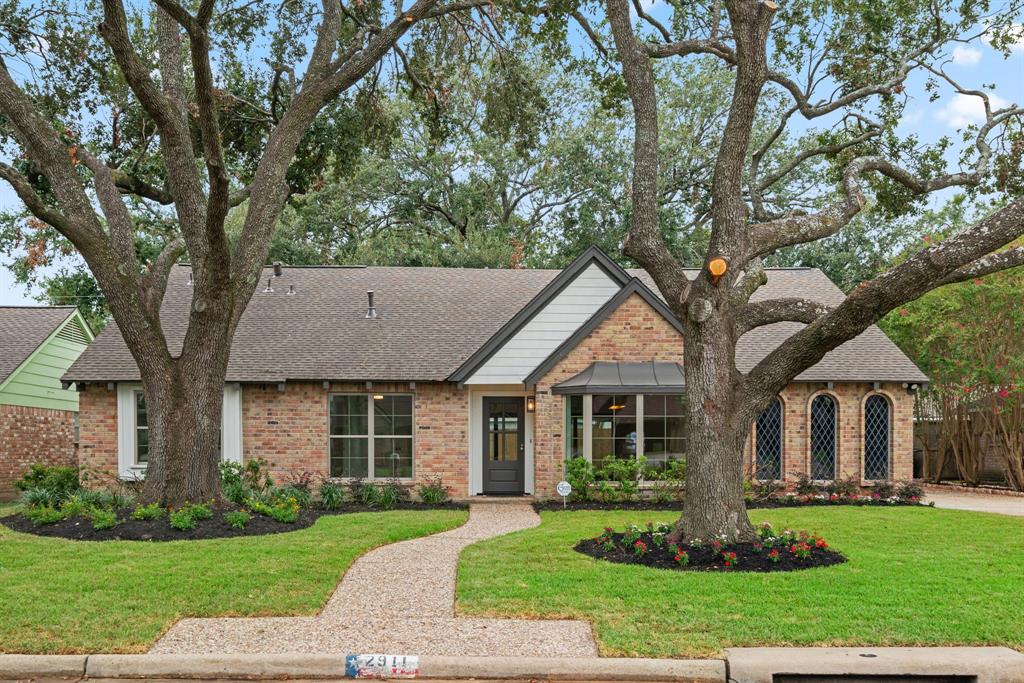 Welcome to 2911 Riata located in Spring Shadows. This renovated gem boasts 5 bedrooms, 3.5 Baths, 1st Floor Study & Over-sized Game Room. Designer selected finishes grace the home throughout w/ multiple mature oak trees in the front and back yards.