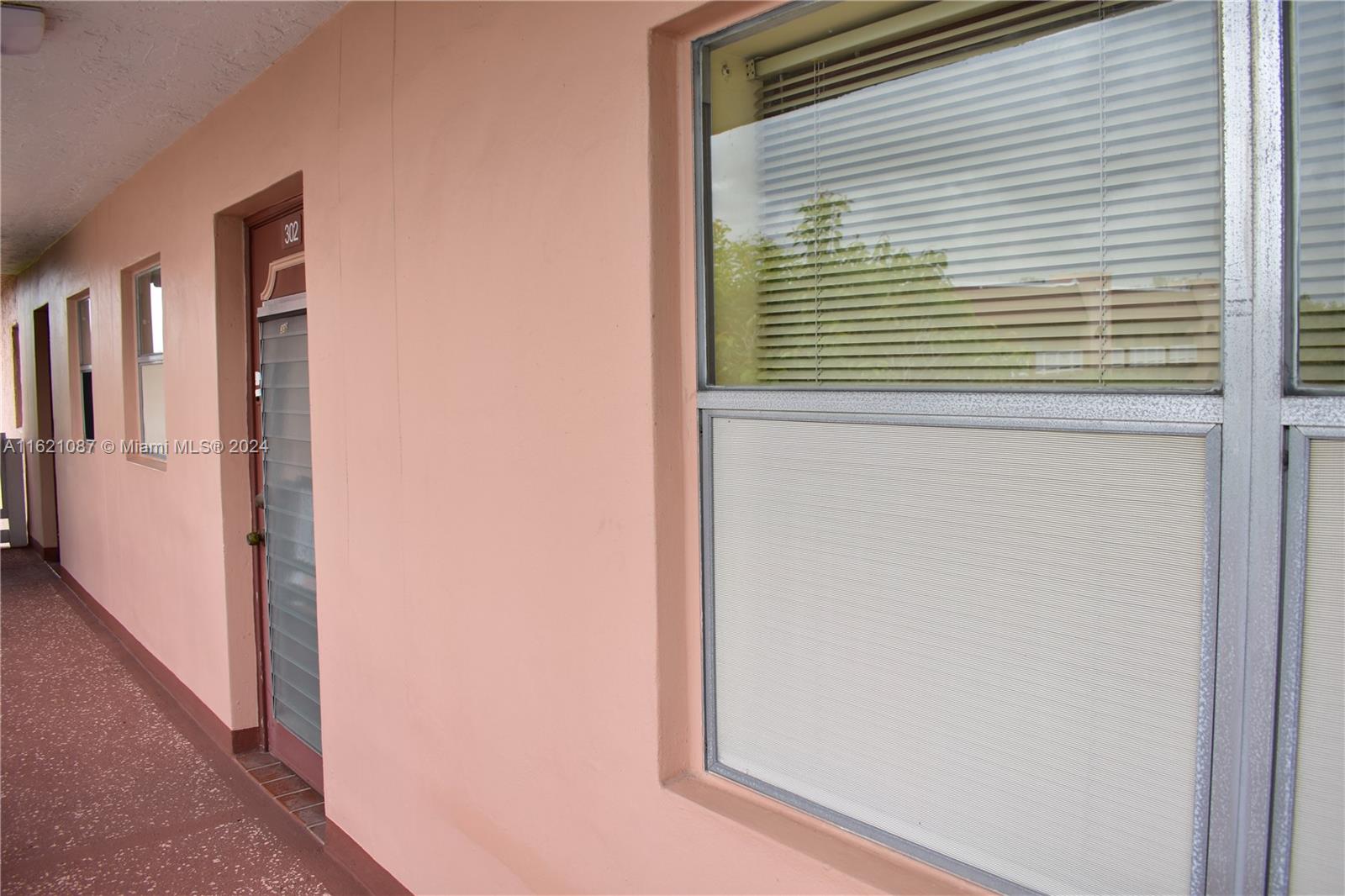 a view of a front door of a house