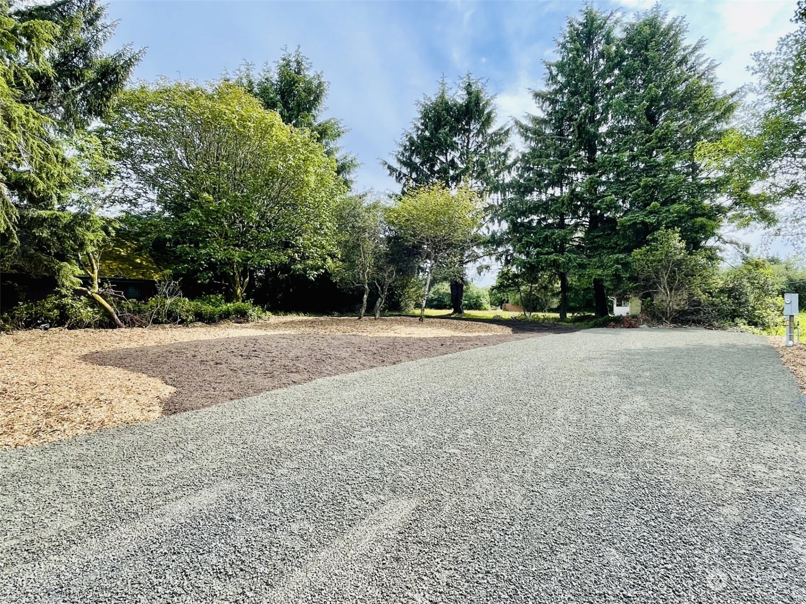 a view of outdoor space with trees