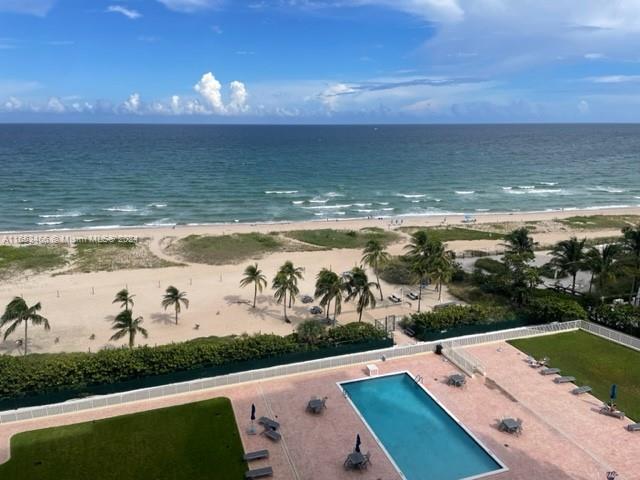 a view of an ocean from a balcony