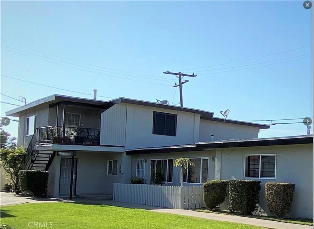 a view of a house with a swimming pool