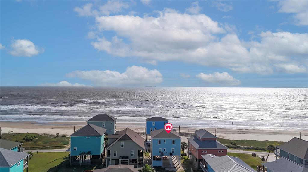 a view of city and ocean