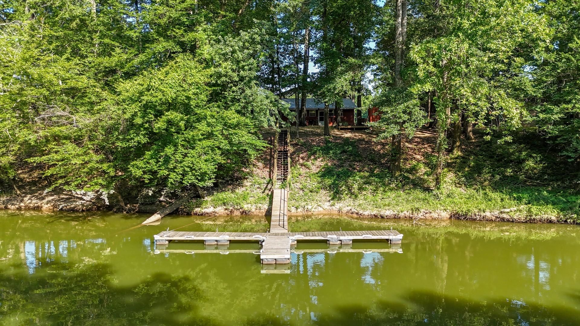 View of the dock from Horse Creek.