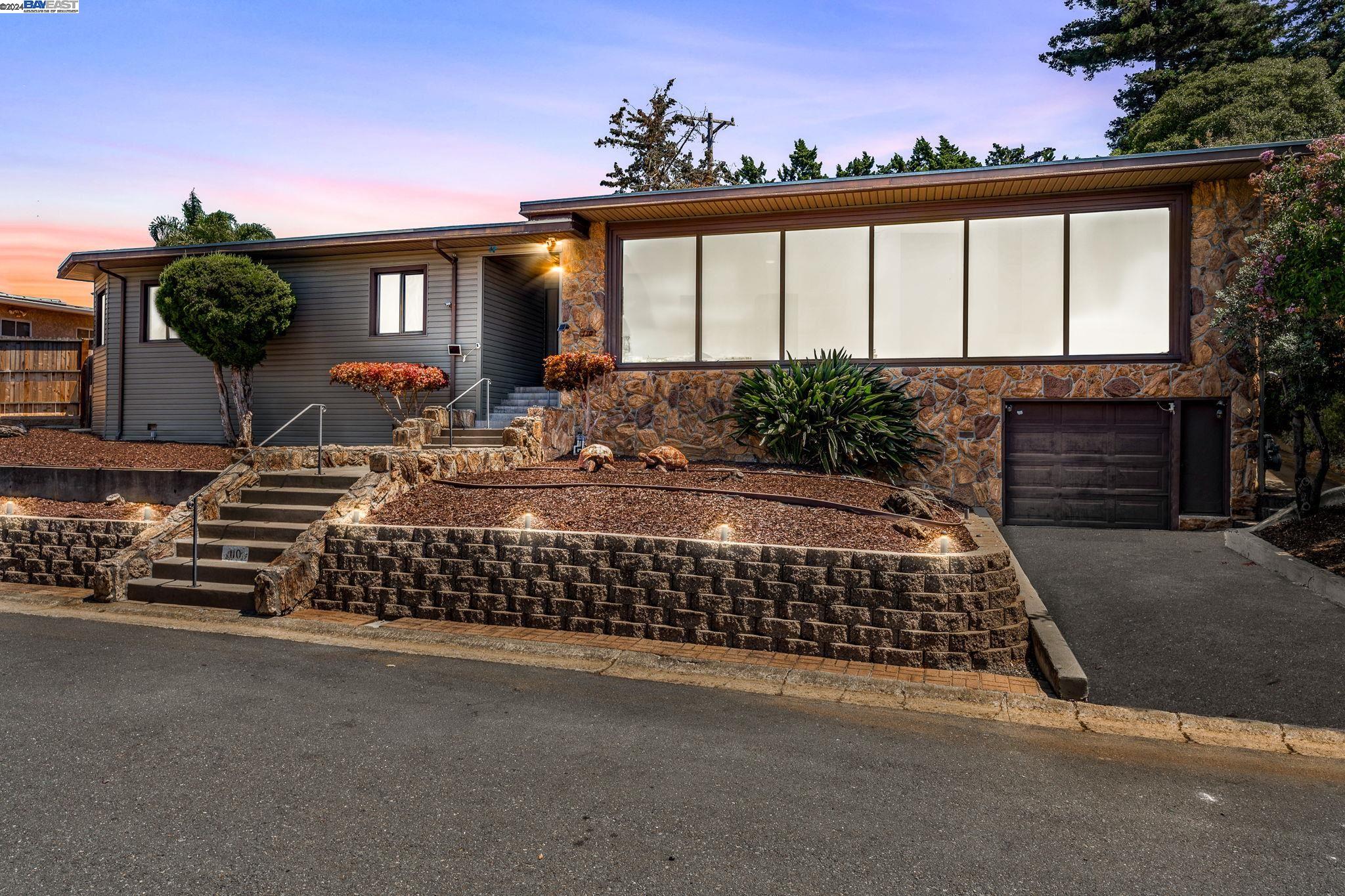 a view of a house with a patio