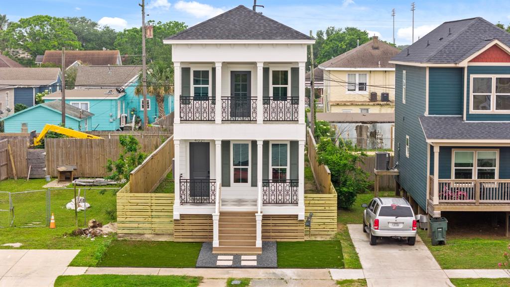 4120 Ave N 1/2 - NEW CONSTRUCTION home with a creole influenced design featuring double porches on the front.