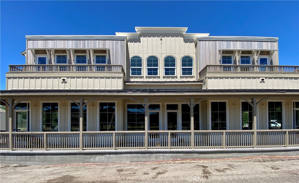 front view of a building with a lot of windows