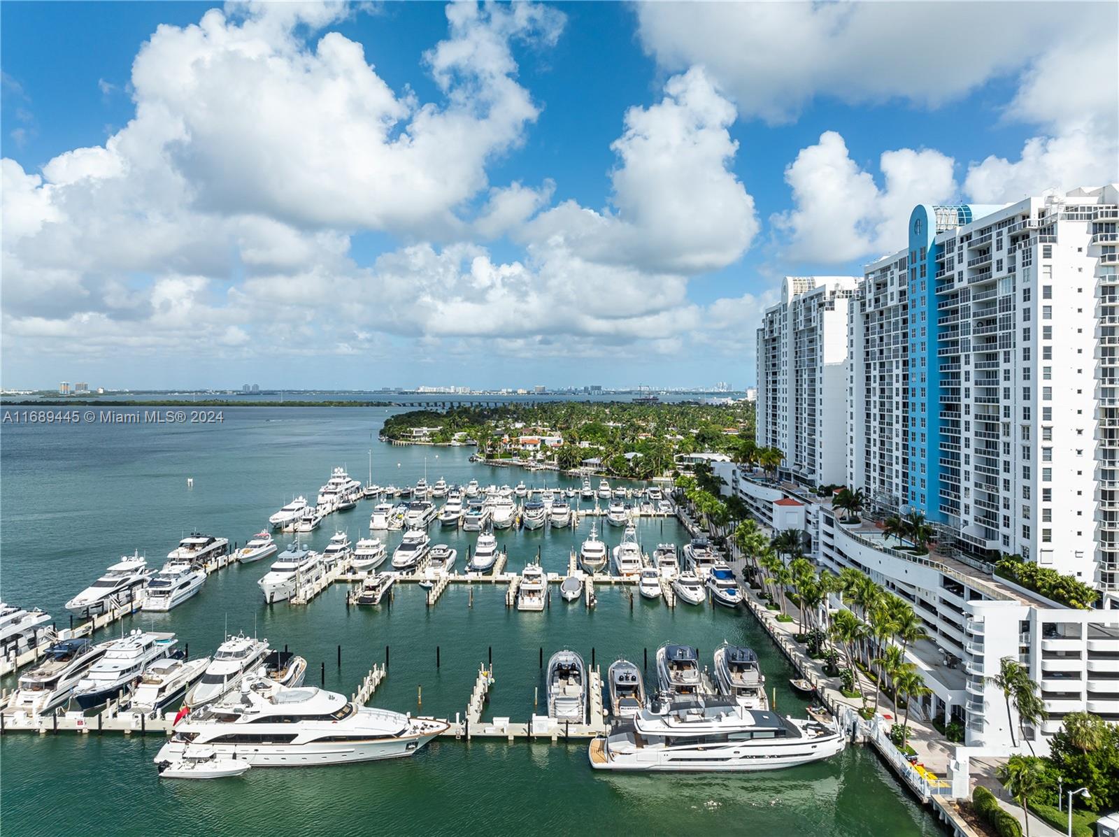 a view of a city with tall buildings