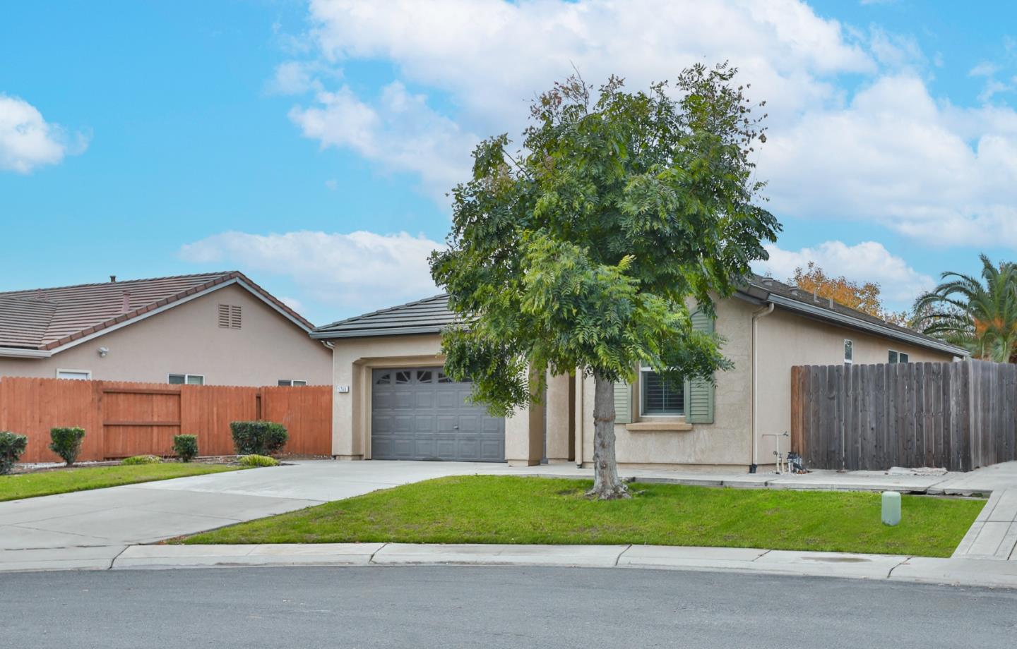 a house that has a tree in front of it