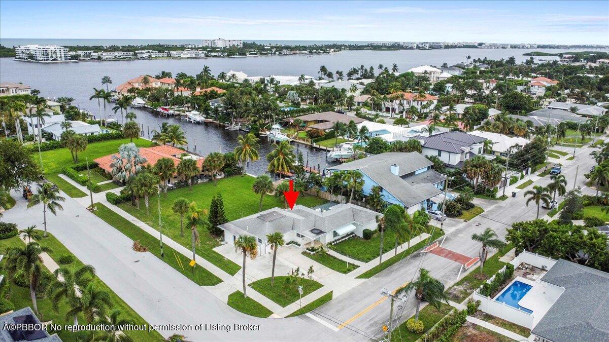 Aerial View of Neighborhood