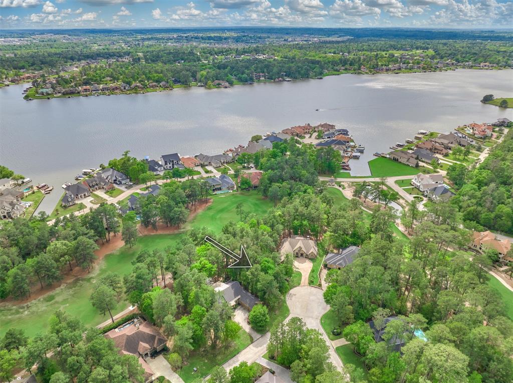 a view of a lake with a lake