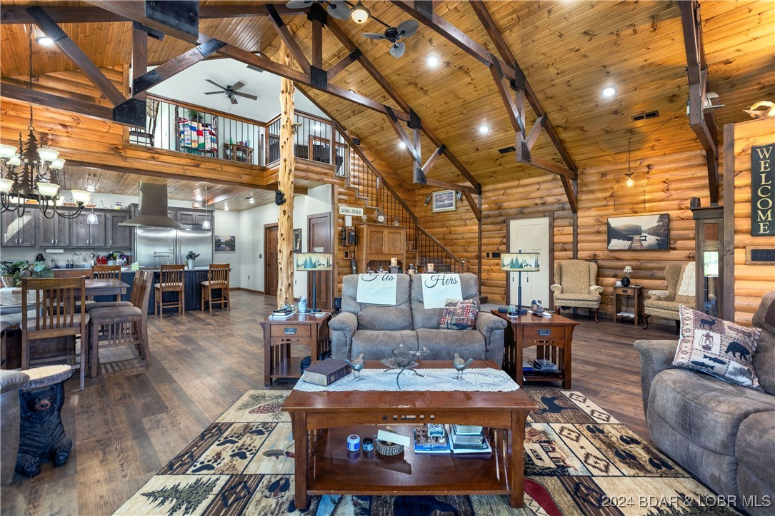 Living Room to Kitchen & Loft