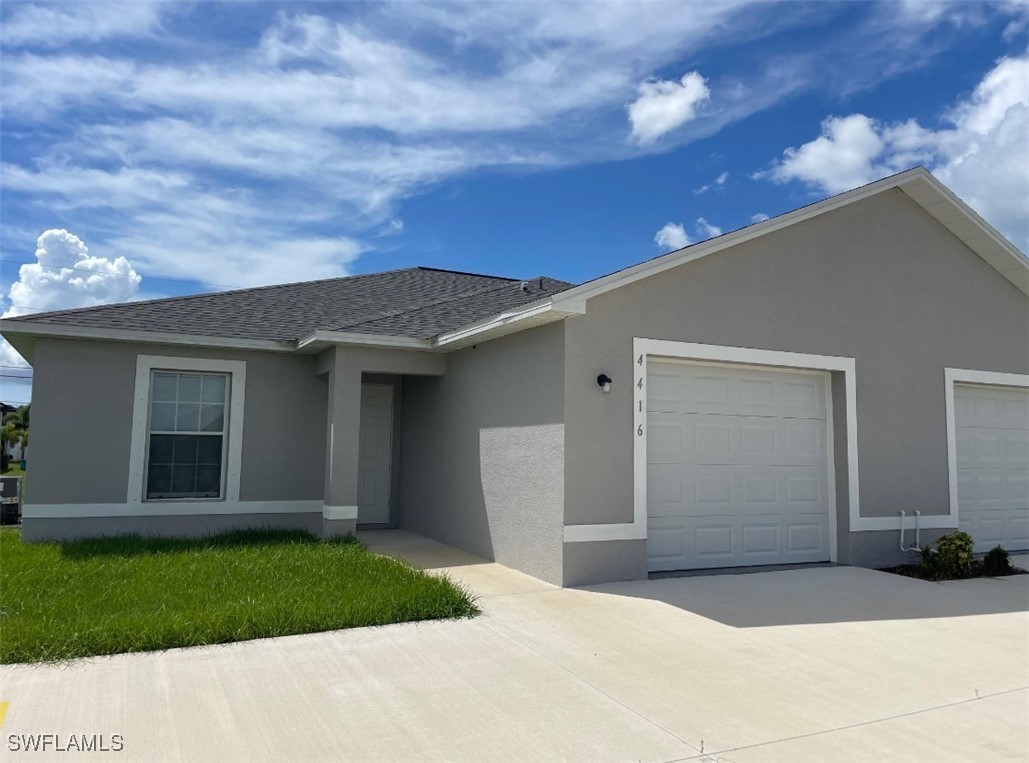 a view of a house with a patio