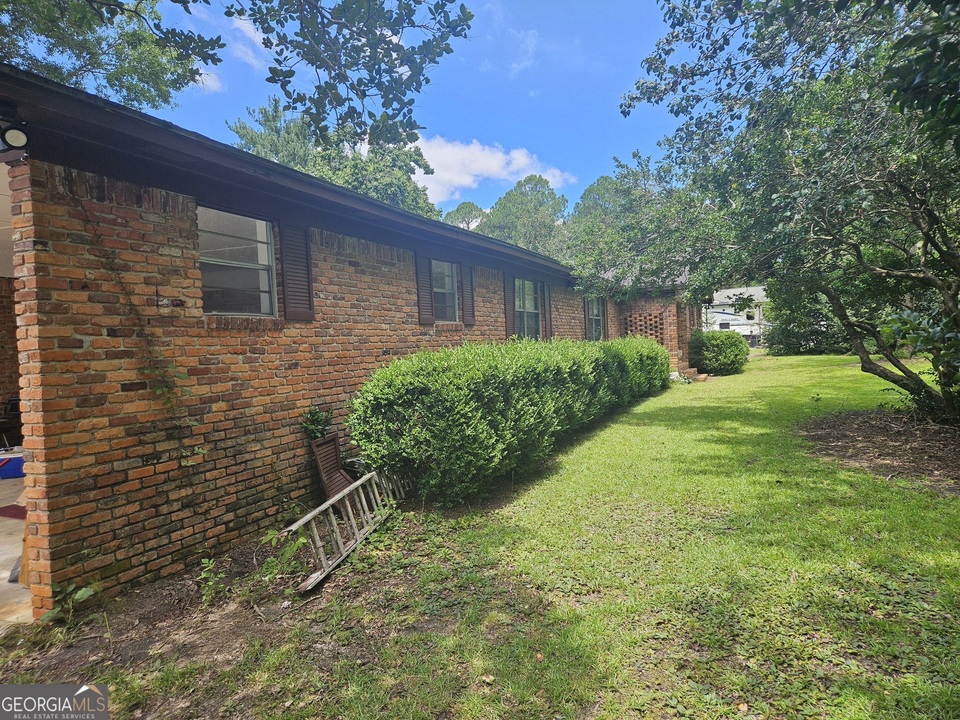 From side of carport