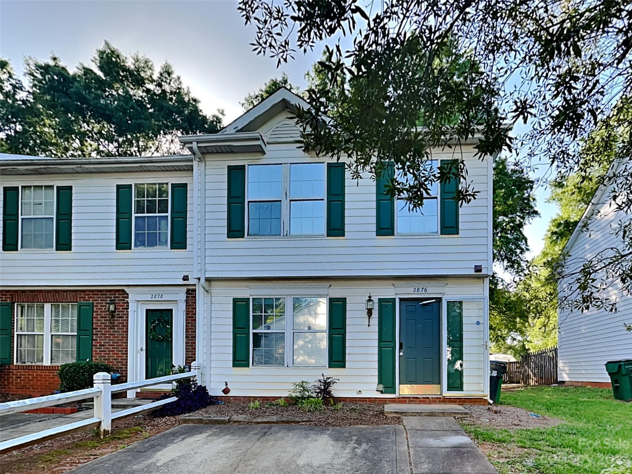 front view of a house with a porch