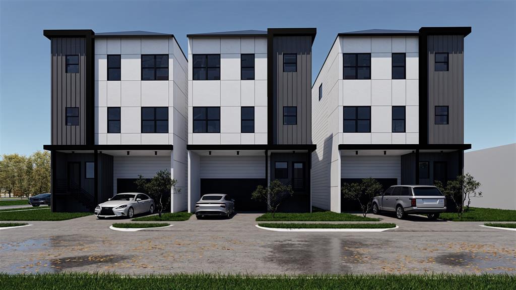 a view of a car park in front of a building