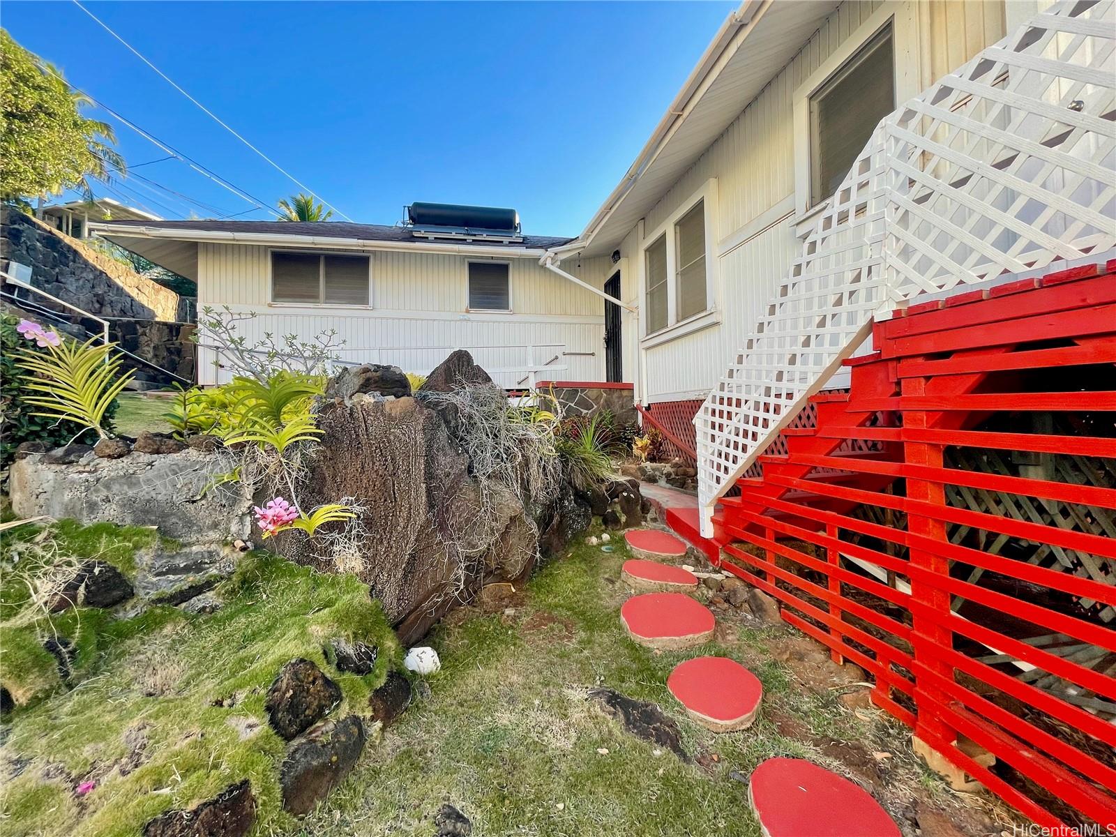 View of house from side yard