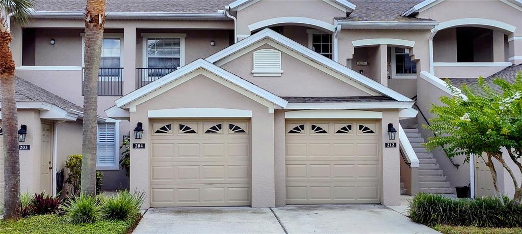 a view of a garage with a garage