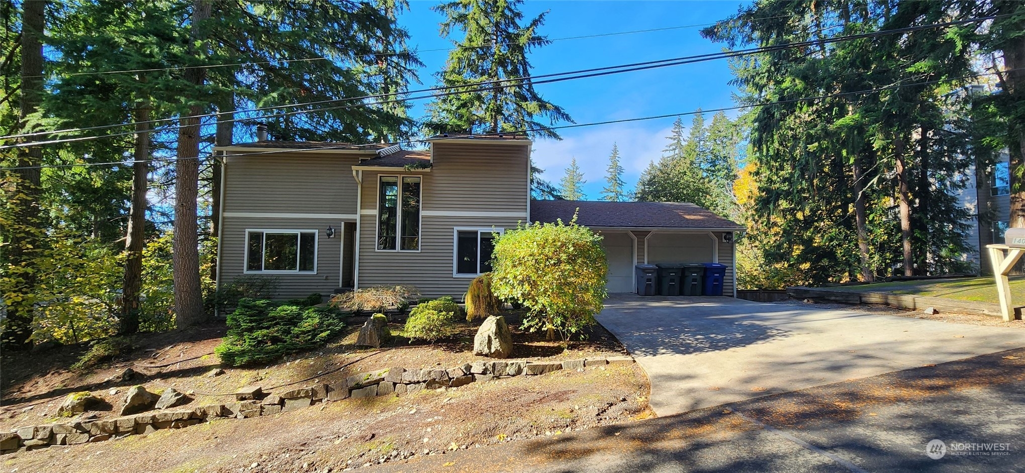 a view of a house with a patio