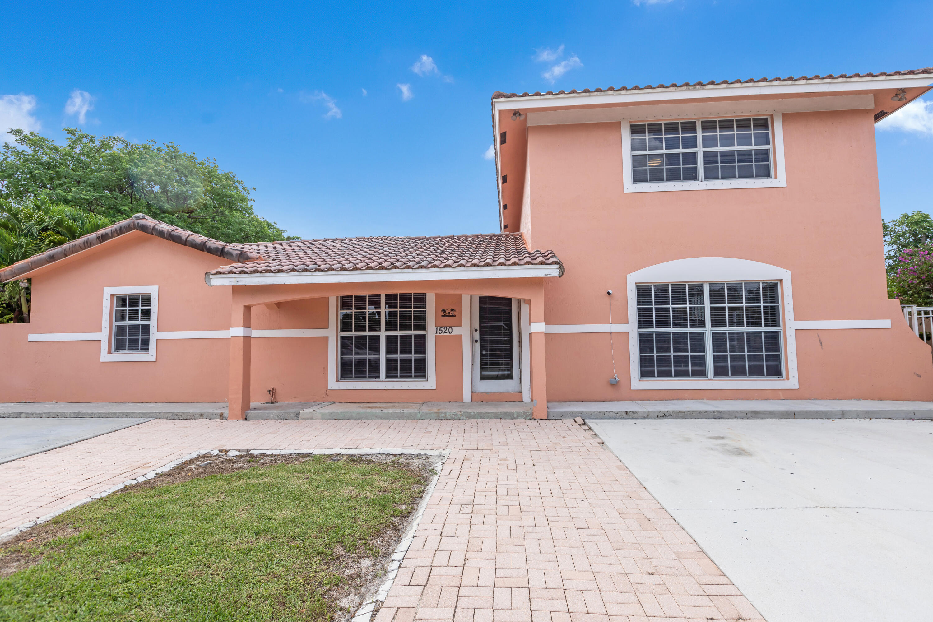 front view of a house