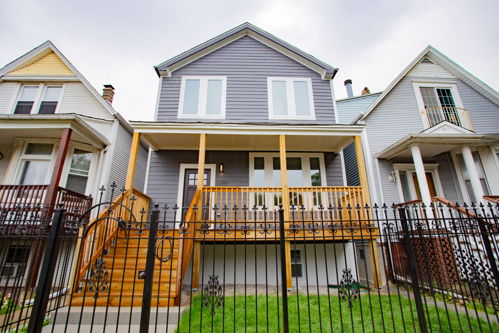 a view of a house with balcony