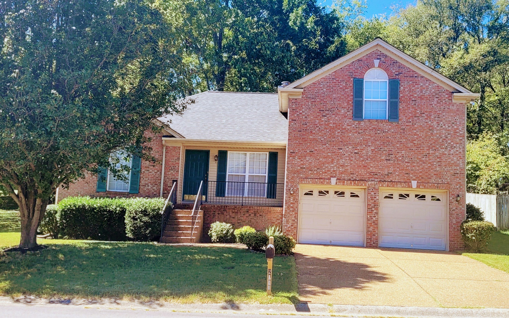 front view of house with a yard