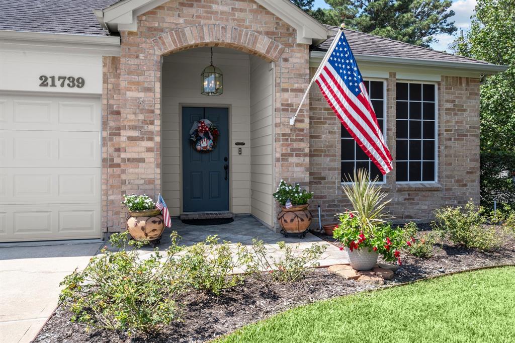 Home sits on a corner lot offering additional room for parking