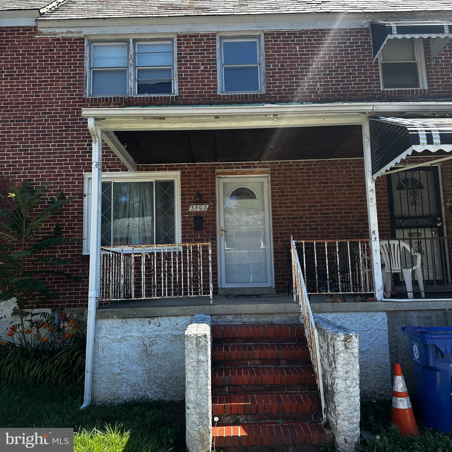 a view of front door of house