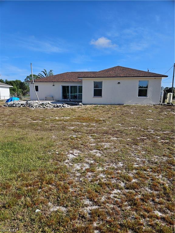 View of rear view of property