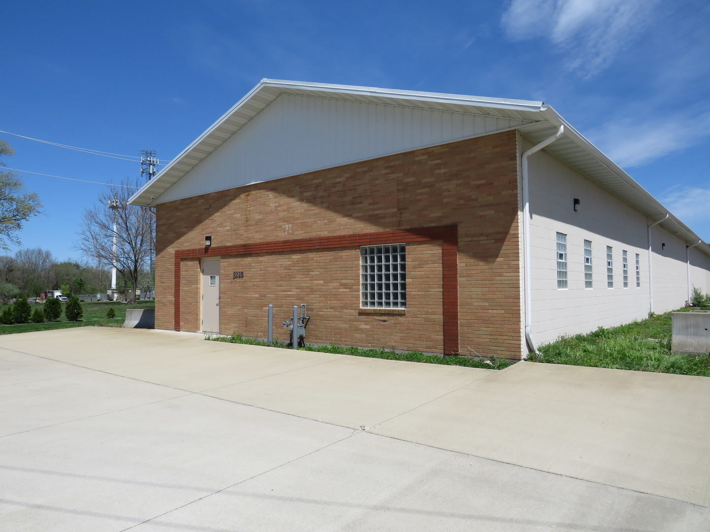 a front view of a house with a garage