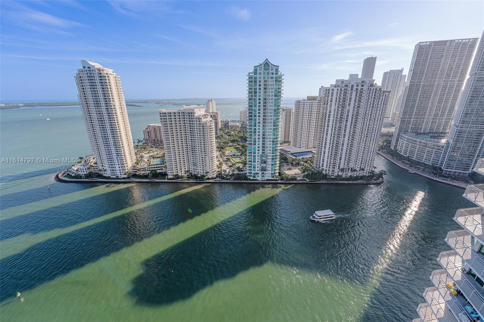 a view of a city with tall buildings