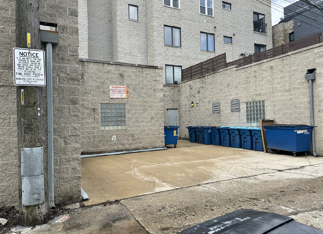 a view of an entryway of a building