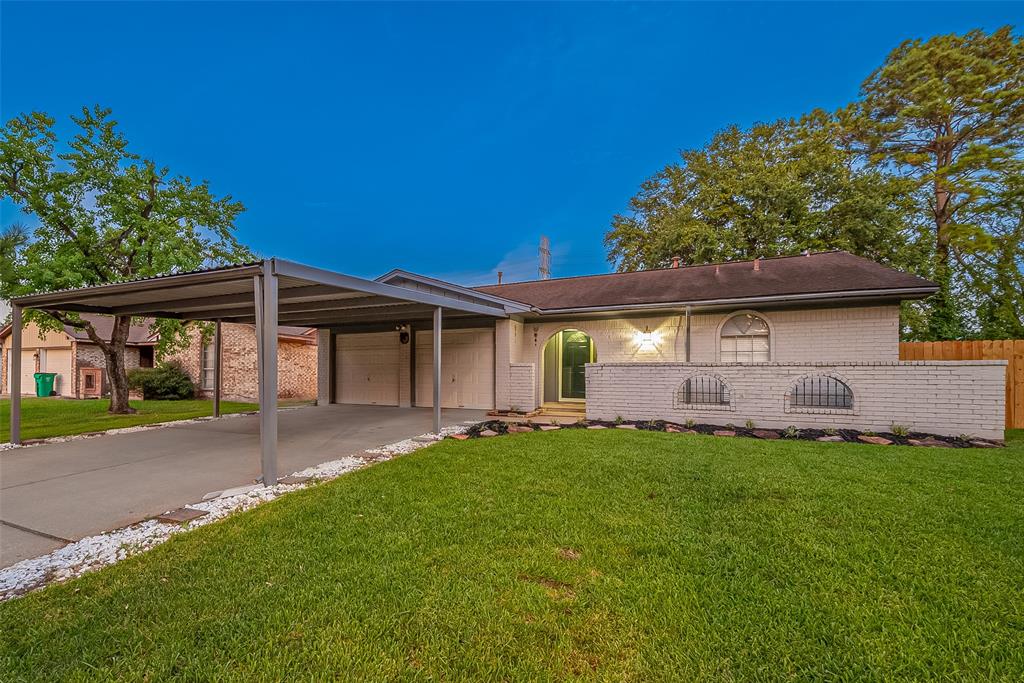 Welcome to 4401 Lariat Drive! This beautifully updated 3 bedroom/2 bath home, featuring a freshly painted brick exterior, offers a welcoming atmosphere with a double-wide driveway, a 2-car garage, and a covered car porch.