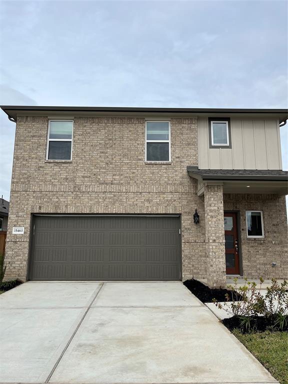 a front view of a house with entertaining space