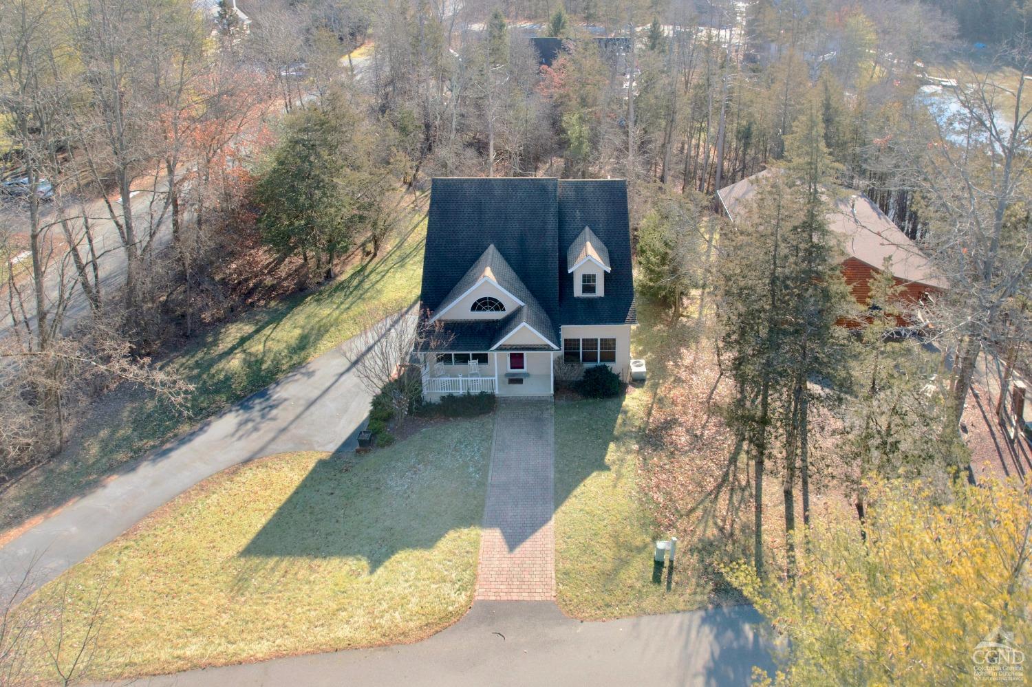 a view of a house with pool