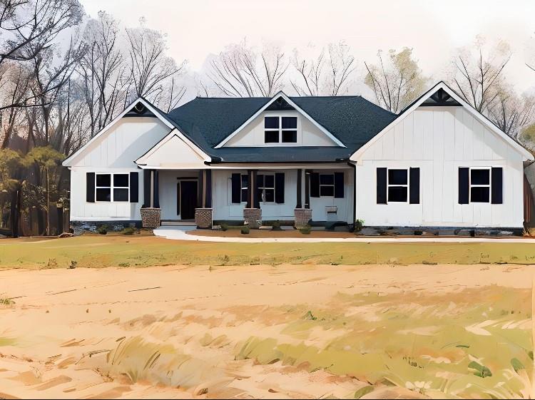 a front view of a house with swimming pool