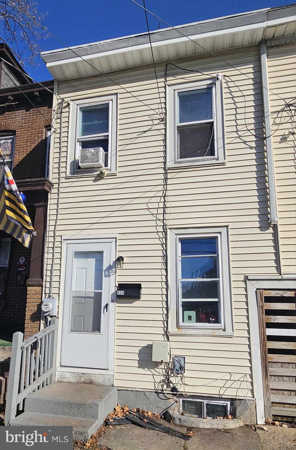 a view of a house with a garage