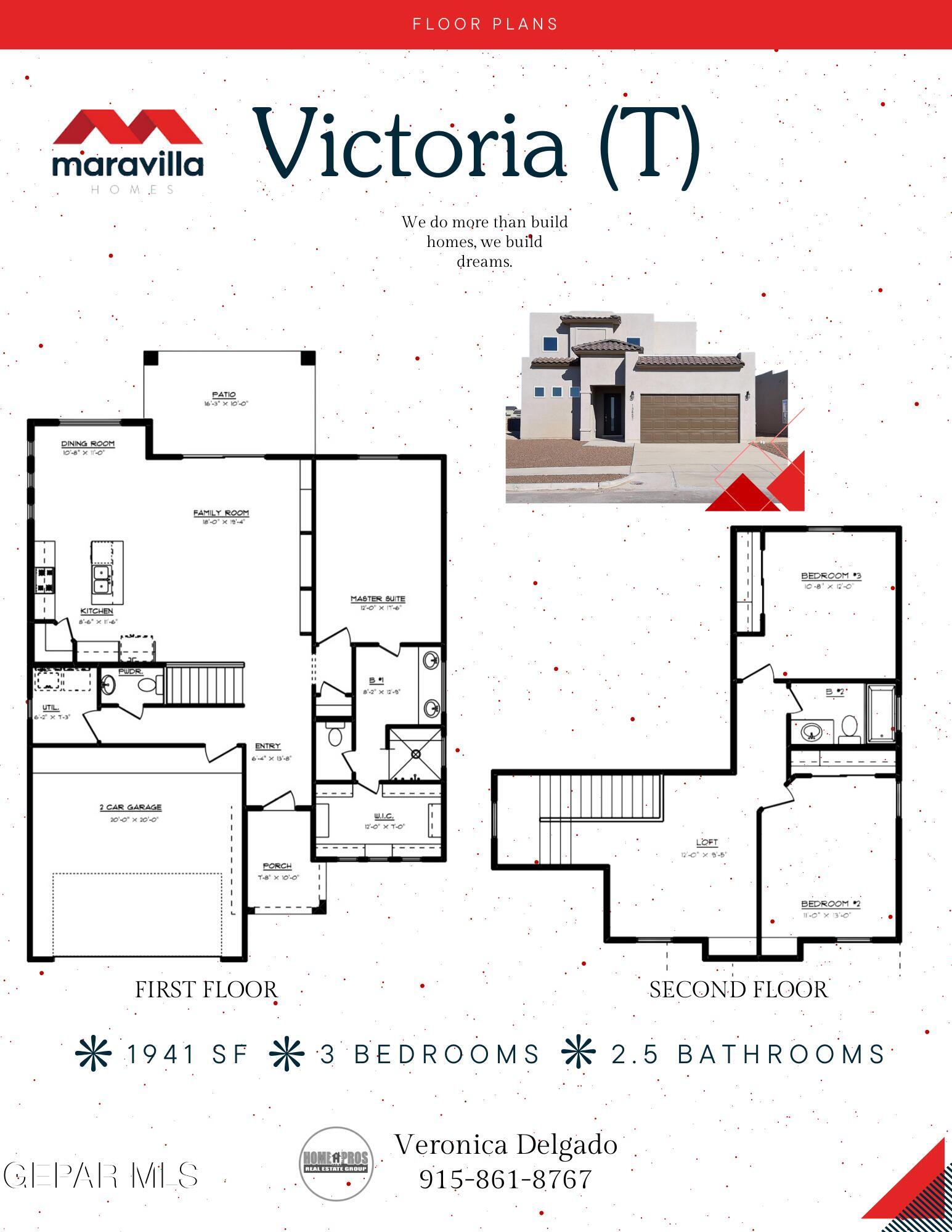 MARAVILLA HOMES VICTORIA FLOOR PLAN