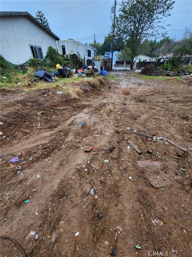 a view of road with card