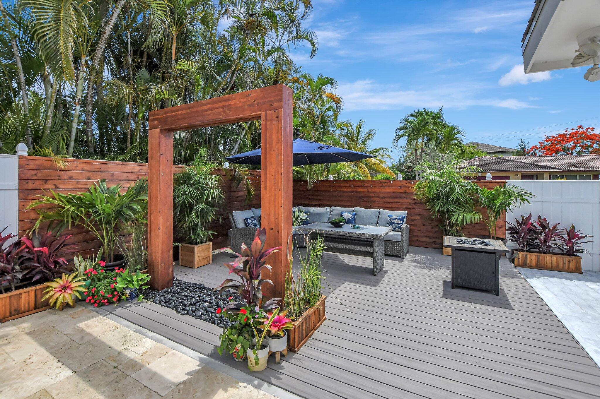 a outdoor space with chairs