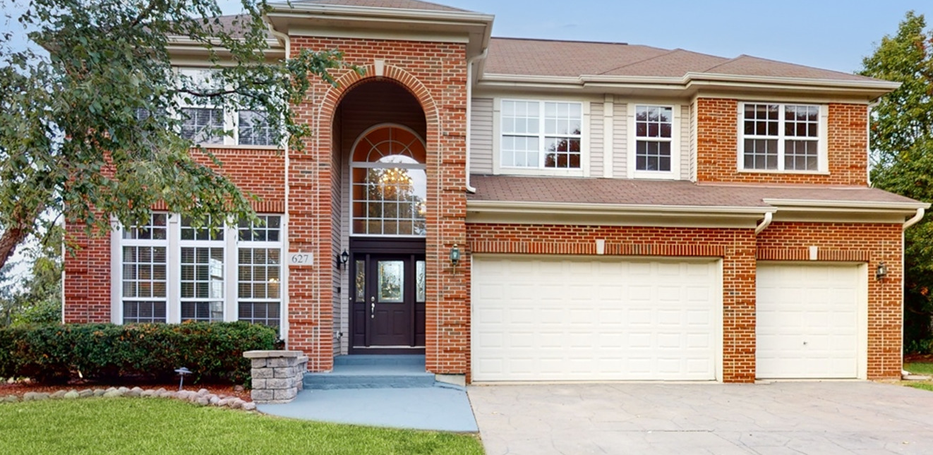 a front view of a house with porch