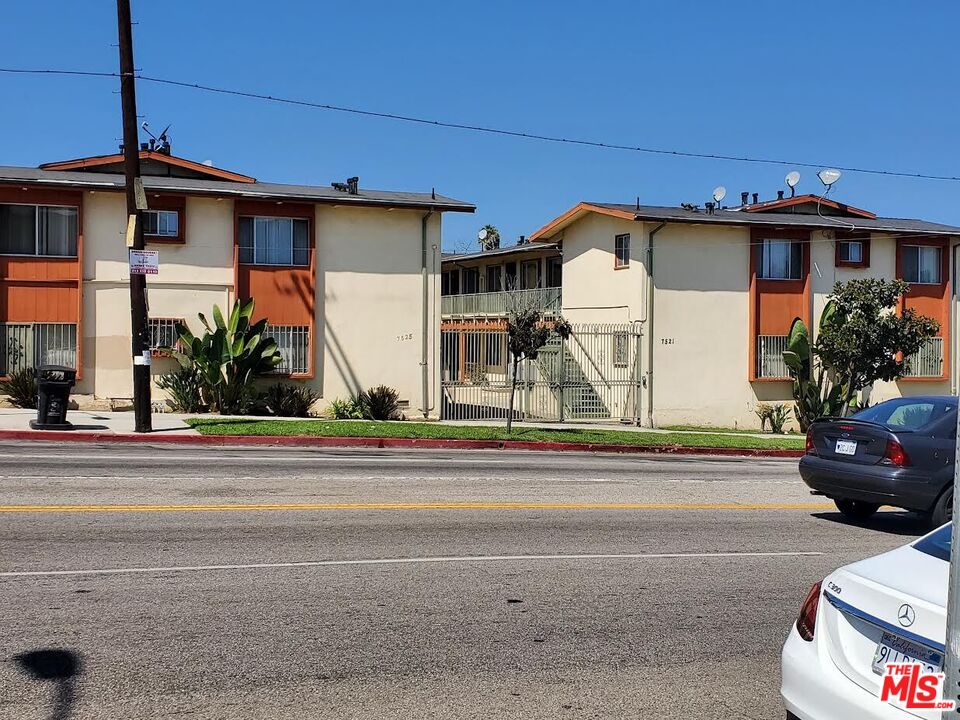 front view of a house with a street