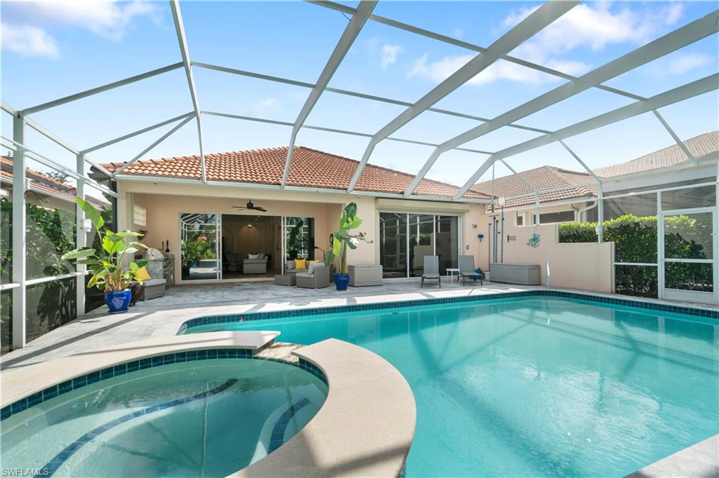 a view of a house with swimming pool