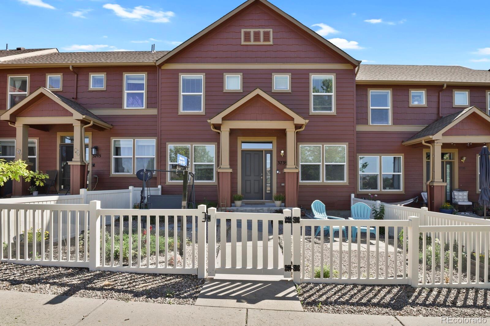 a front view of a house with a porch