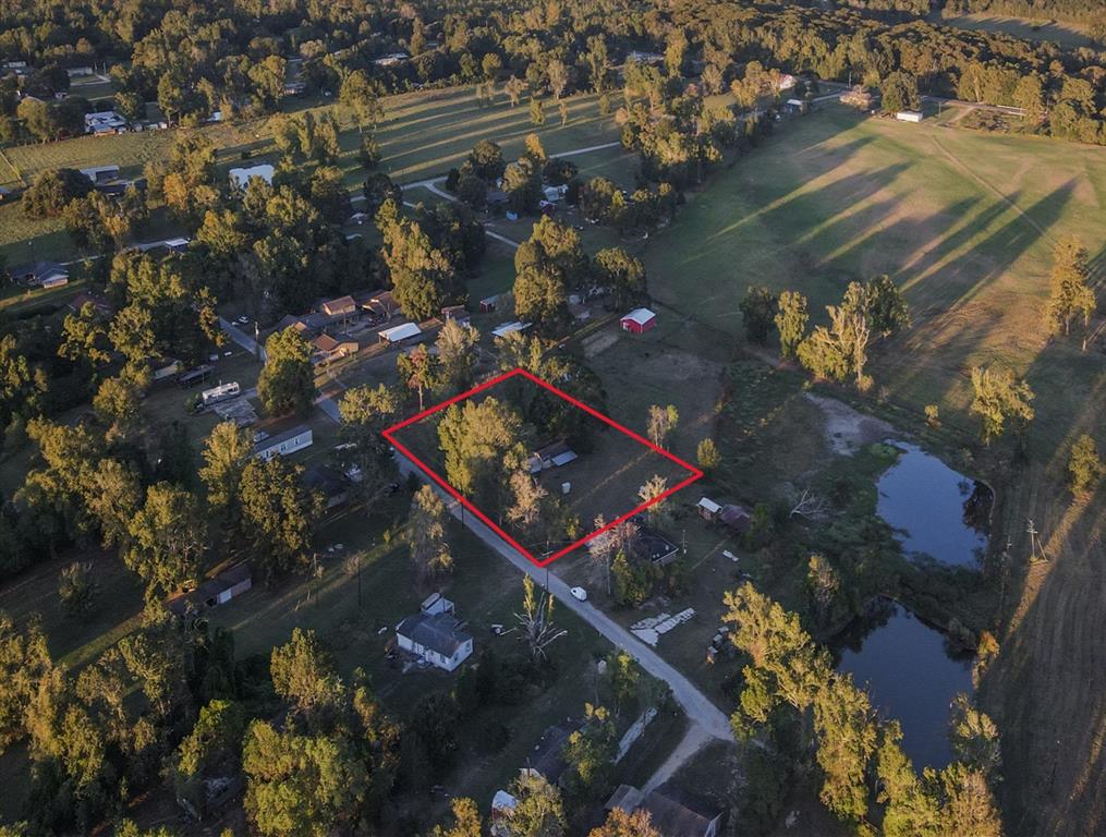 Aerial View of the 1.486 Acre tract - Lot lines are approximate and have not been verified.