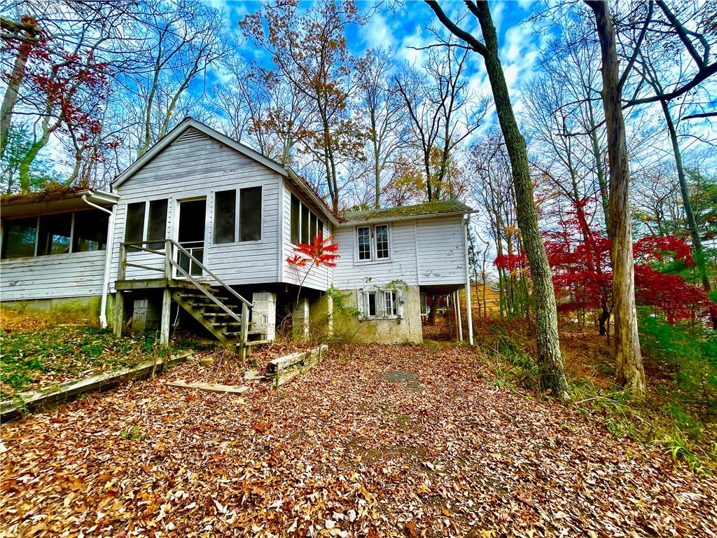 View of back of house