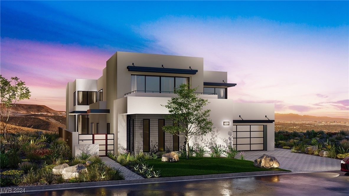 Rendering of exterior of home.