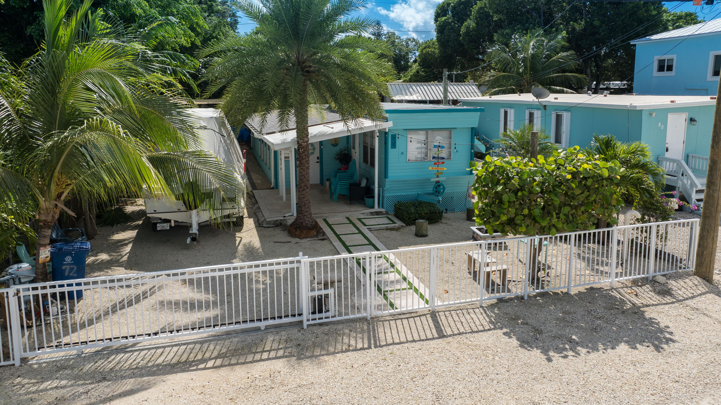 a view of a house with a patio